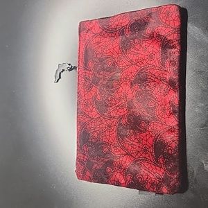 Halloween bat theme makeup bag.